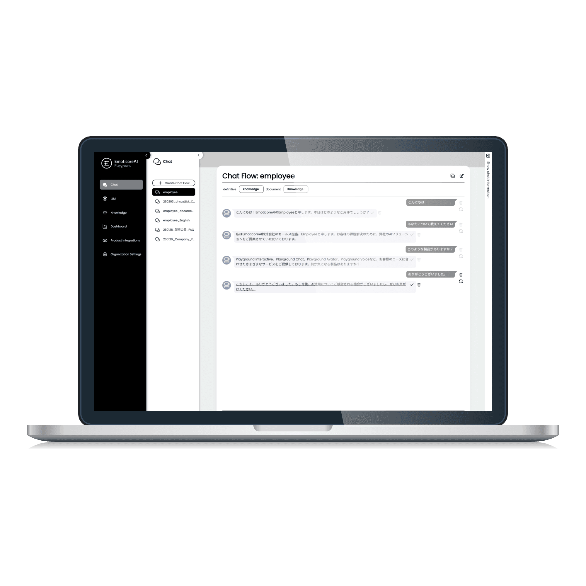 EmoticoreAI Playground